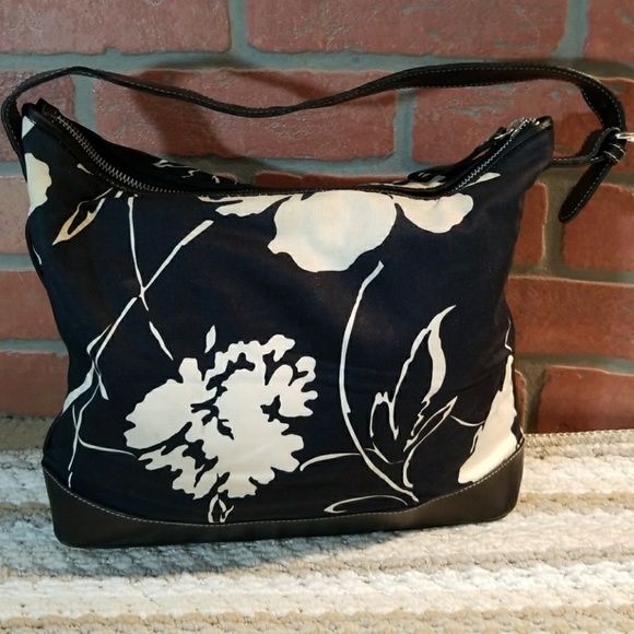 kate spade Handbags - Kate Spade Black and White Medium Handbag GUC